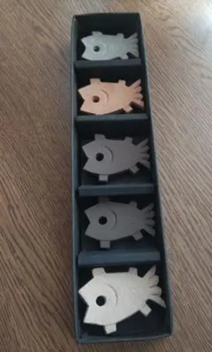 魚型箸置き5個セット