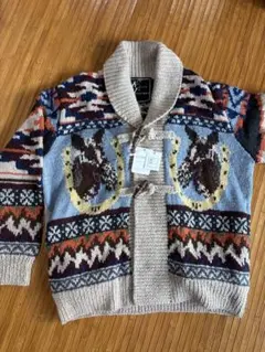 大*豆様 RRL ダブルアールエル Hand Knit インディゴカウチン us