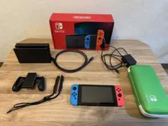 【美品】(箱あり)Nintendo Switch 本体 ネオンブルーネオンレッド