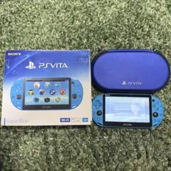美品✨️SONY PS Vita アクアブルー 箱付き ケース付き 動作確認済