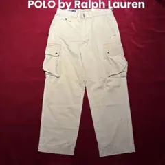 Ralph Lauren ミリタリー m-47型 カーゴ ワイドパンツ 軍チノ