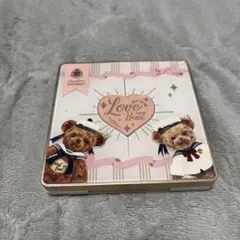 FlowerKnows ラブベア アイシャドウパレット レッドビーンミルクティー