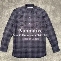 nonnative ノンネイティブ シャドーチェックシャツ グランジ 日本製 0のサムネイル