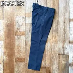 INCOTEX テーパード コットン スラックス パンツ 48 68499547