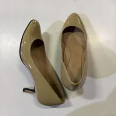 DIANA 다이애나 에나멜 펌프스 베이지 22.5cm