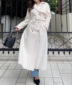 RESEXXY ウールライクロングコート