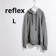 reflex リフレックス パーカー L グレー カリフォルニアベア