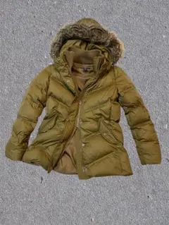 00s old gap ファー　ダウンジャケット　y2k 肉厚　　ギャル