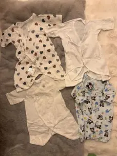 新品未使用 ベビー肌着ロンパース4点セット