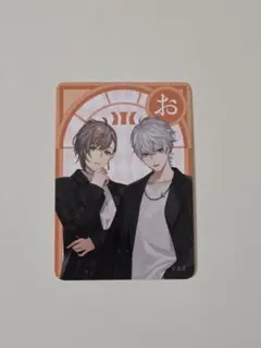 かるた風ポストカード　ららぽーと堺限定デザイン　葛葉　叶　にじさんじ　大阪