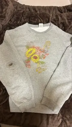 vintage flower print sweat