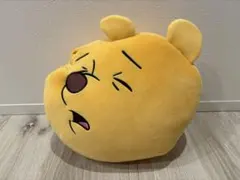 くまのプーさん 顔型もちもちぬいぐるみクッション