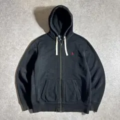 90s Polo by Ralph Lauren ziphoodie black