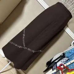 平成レトロ古着 Miss ALICE ウール ロングスカート ヴィンテージ 古着のサムネイル