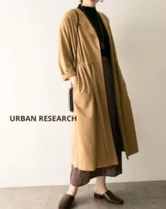 URBAN RESEARCH　フェイクスウェードドロストガウンコート◆ＣＡＭＥＬ