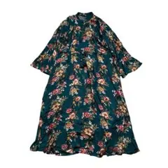 チャイハネ ルマニティフレアスリーブワンピース インド製