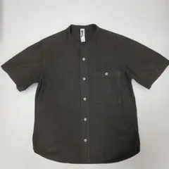 MHL,バンドカラー 半袖シャツ　コットン サイズLのサムネイル