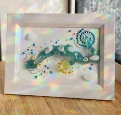 【一点物】海と龍のエネルギーが奇跡を起こす。-*シーグラスアート*