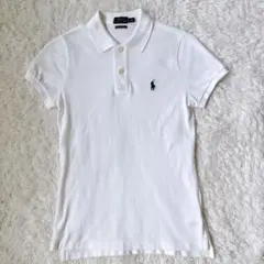 ポロラルフローレン 半袖 ポロシャツ SKINNY POLO ホワイト Sサイズのサムネイル
