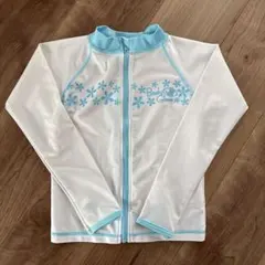 ラッシュガード　白　水色　120【GW頃処分予定】