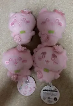 ちいかわ　ぬいぱれっと　さくらいろ　コンプリート4種セット