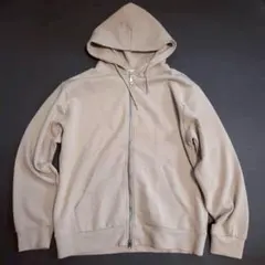 【ザショップティーケー】フード付きパーカー (M) ベージュ ストレッチ 長袖