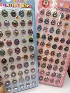 たまごジュエリードロップデザインシールセット　2枚セット