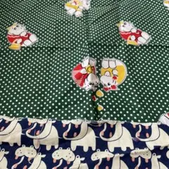 レトロアニマル生地かば生地カバ生地