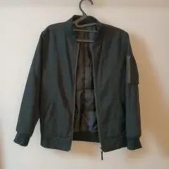 ブラック ジャケット MA-1 GU 150cm