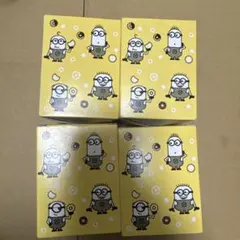 【新品未使用】ミニオングラス　4個セット　ミスド　ミスタードーナツのサムネイル