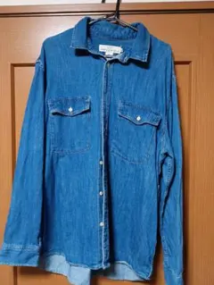 H&M　デニム長袖シャツ