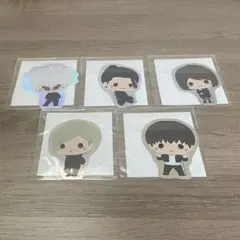 セガラッキーくじ　呪術廻戦　懐玉玉折　H賞　オーロラステッカー　5点コンプセット