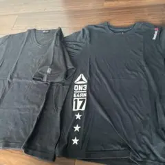 Reebok Tシャツ MCM Tシャツ2枚セット ブラック