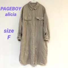 匿名配送 PAGEBOY ロングコート サイズF
