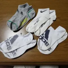 adidas Nike キッズ靴下 4足セット
