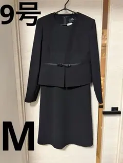 フォーマル　9号　Mサイズ　ジャケットとドレスの2点セット　新品未使用　リボン付