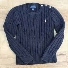 POLO RALPH LAUREN ネイビー セーター 6 120cm