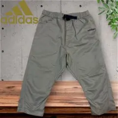 adidas ベージュ ショートパンツ Lサイズ