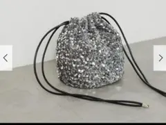 SENSE OF PLACE スパンコールショルダーバッグ