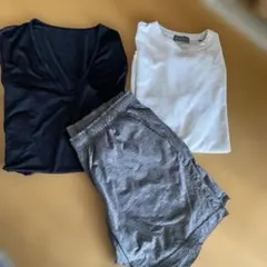 メンズ　タンクトップMサイズ　TシャツMサイズ　短パンLサイズ　3点　まとめ売り