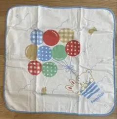 p*️様 新品 ファミリア こどもちゃれんじ 身長計付き フード付ベビーバスタオ