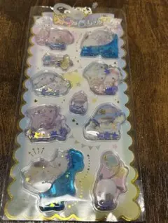 ☆サンリオ☆キャラクターズキラキラ☆ウォーターインシール ウォーターinシール
