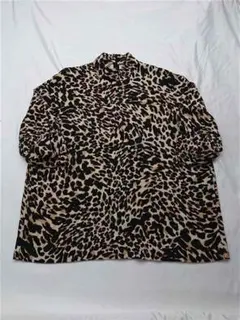 ザラ ZARA WOMAN レオパード柄長袖ブラウス レディースのサムネイル