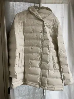 アイボリー ダブルブレスト キルティングジャケット