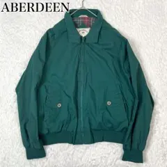 ABERDEEN スイングトップ ブルゾン ハリントンジャケット グリーン 古着