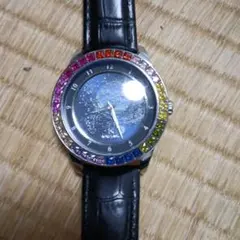 レディース腕時計 大型文字盤 エレガント ライトアナログ 上品デザイン 