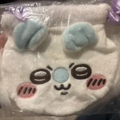 ちいかわ　おかお巾着　モモンガ