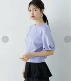 N. Natural Beauty Basic ネジリパフカットソー　スウェット