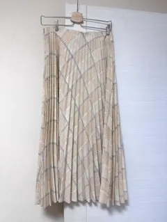 ZARA プリーツスカート ベージュ M