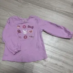 クーラクール　ドーナツ柄　長袖Tシャツ　ロンT 美品